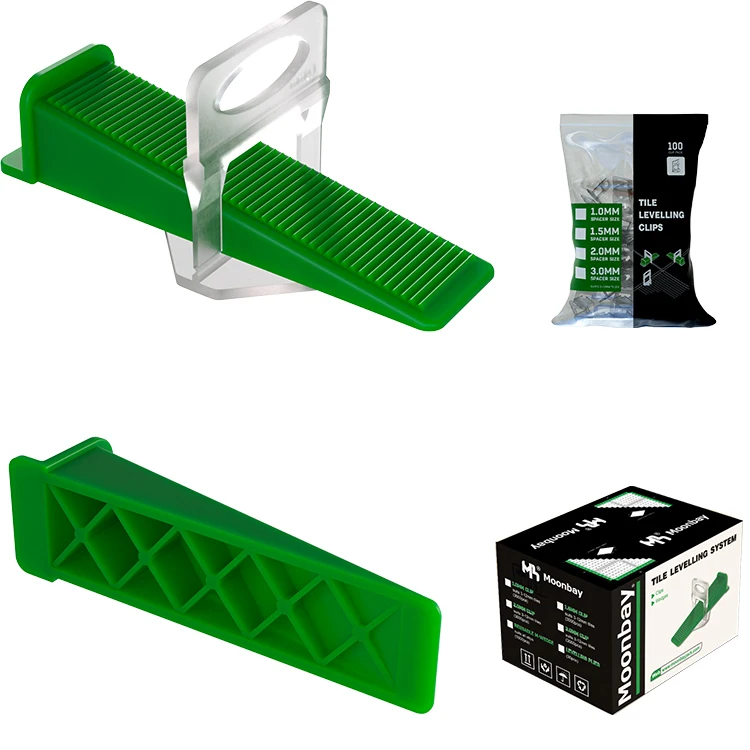 Plastic ceramic tile spacer tiling wedges leveling system for pavers floor