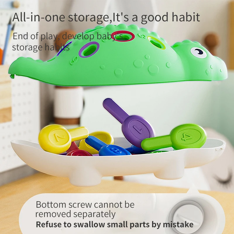 1-3 years Old Education Toy Learning Activities Dinosaur Games Baby Sensory Fine Motor Skills Developmental Toys Gifts