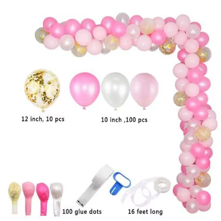 103pcs Balloon Garland Arch Kits for Birthday Wedding Graduation New Year All Festivals Party Decoration Photo Props Backdrop