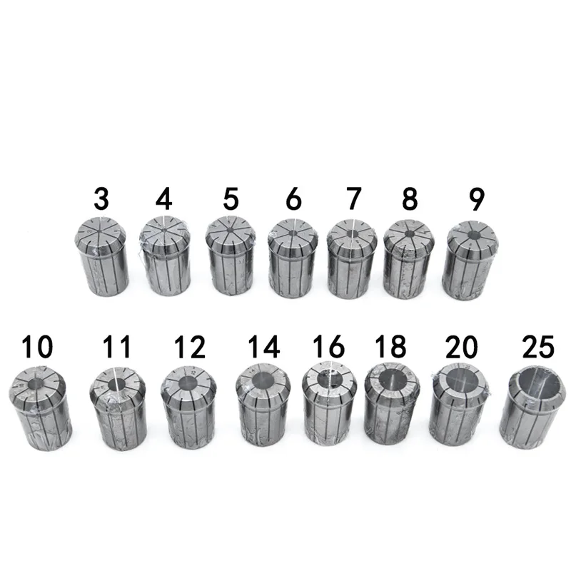 BT30 OZ25 Collet Chuck 17pcs/set BT30 OZ25 Milling Chuck Holder  with 15pcs OZ25 Collet  For clamping tools on milling machines