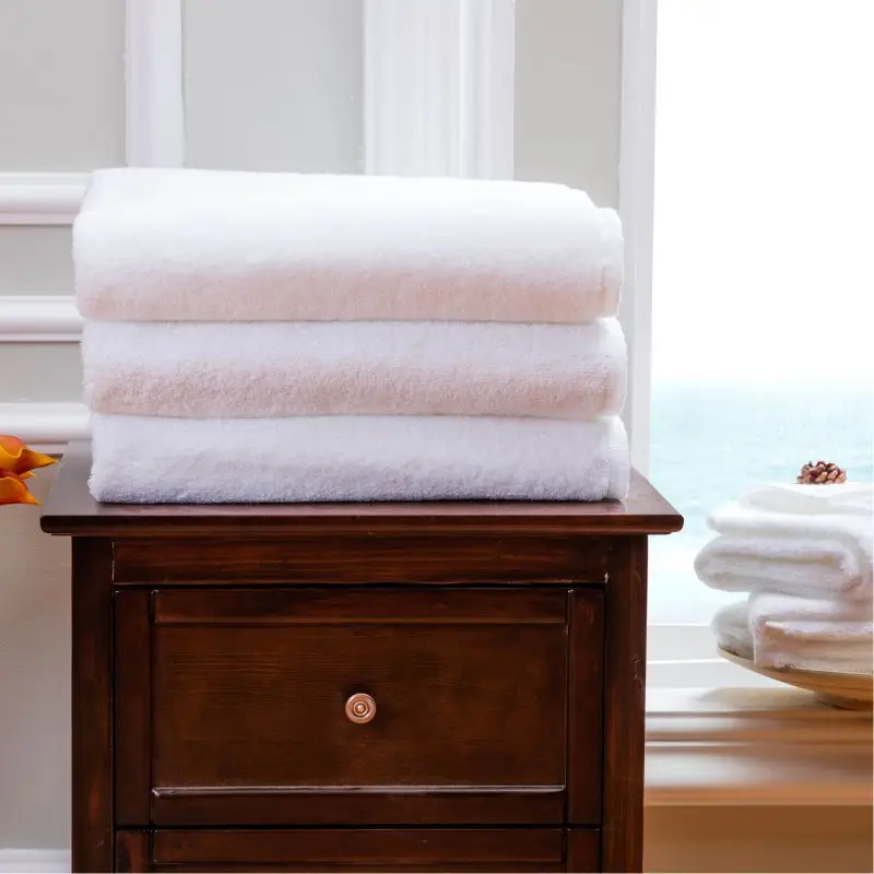 Custom wholesale New white custom spiral flat weave hotel cotton towels bath towels