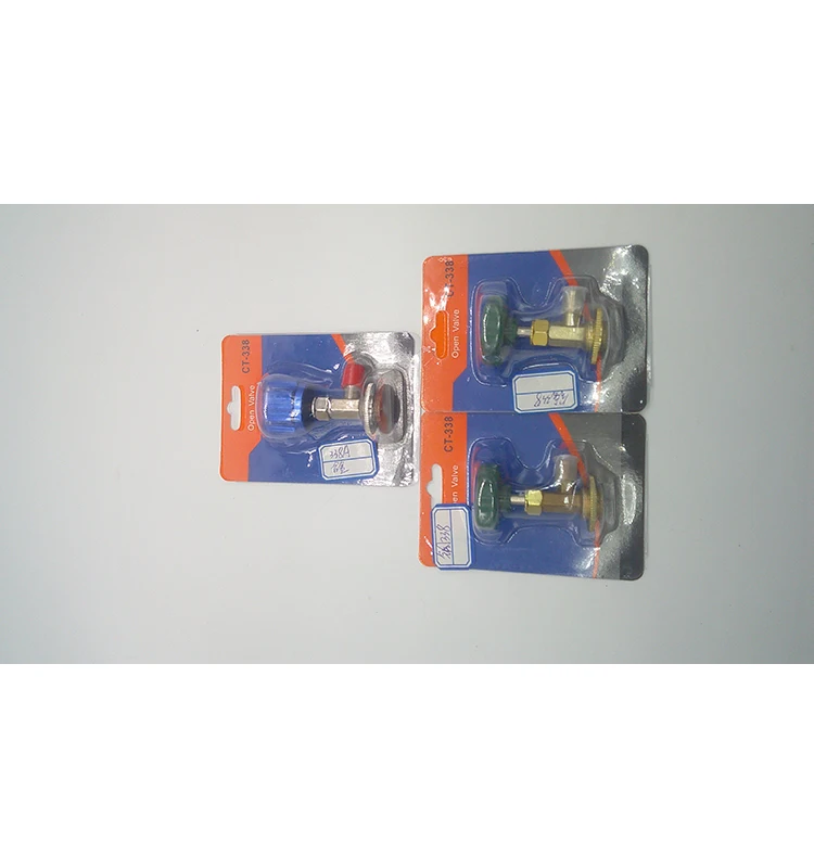 Refrigeration Cap Tap Valve CT-338 Brass body Opener for R12 R22 Cylinder