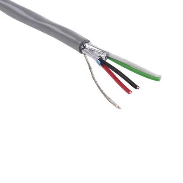 Belden Equivalent 8760 LSF PVC LSZH jacket PE insulation cables 2x18awg with 20AWG tinned copper drain wire