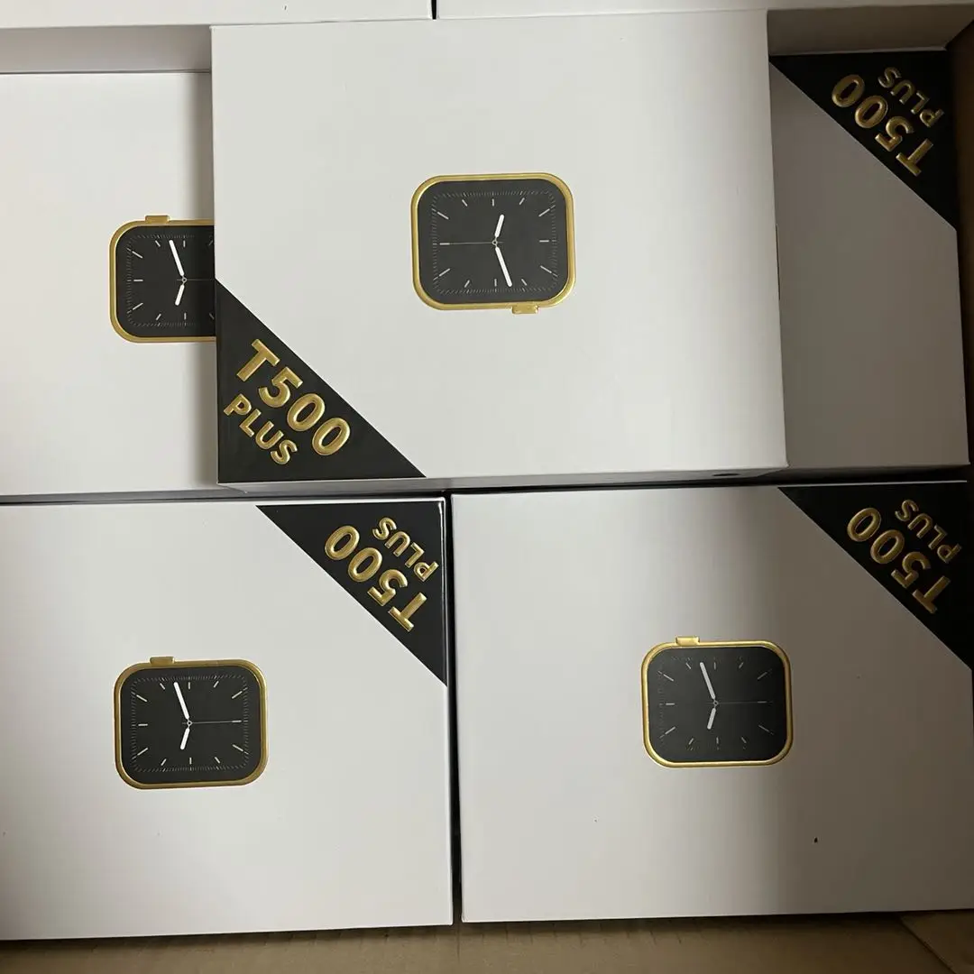 2021Fashion T500plus Custom Logo Competitive price smart band heart rate monitor full touch screen roloj smart watch