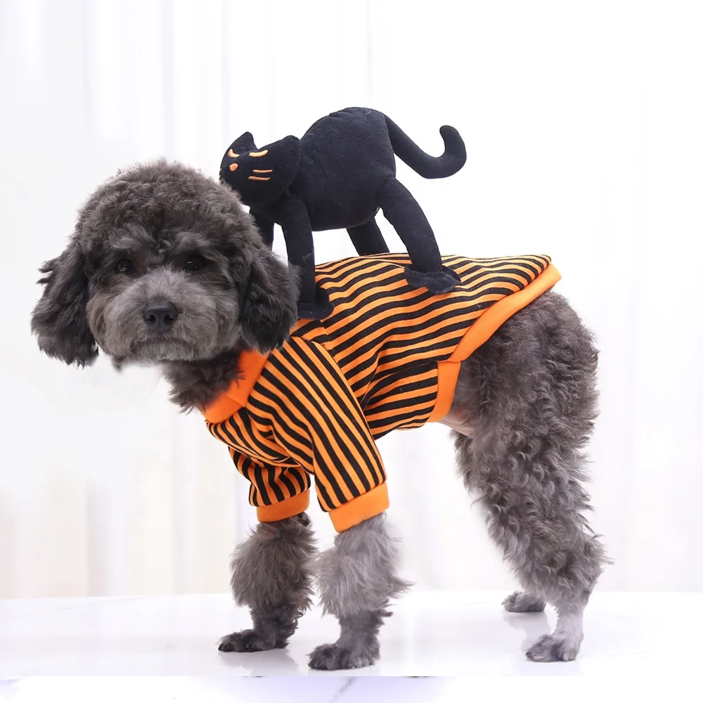2021 Custom Halloween Cosplay Pet Cat Suit Apparel Clothes Jumpsuits Accessories Decorations Costume  Pet Cloth