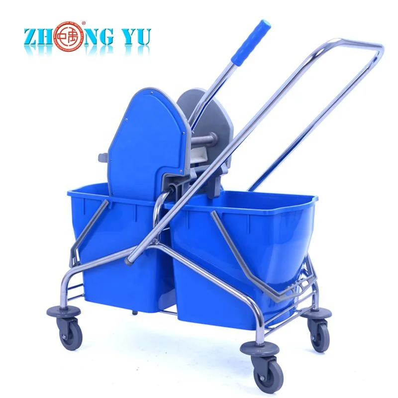 Тележка ZY4004 Down Press 2x20 L с двойным ковшом