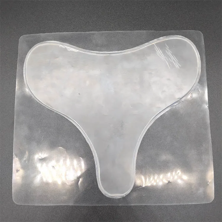 Heart Shape Waterproof Reusable Anti-wrinkle Chest Pad,Skin Care Chest Pad,Silicone Transparent Chest Pad