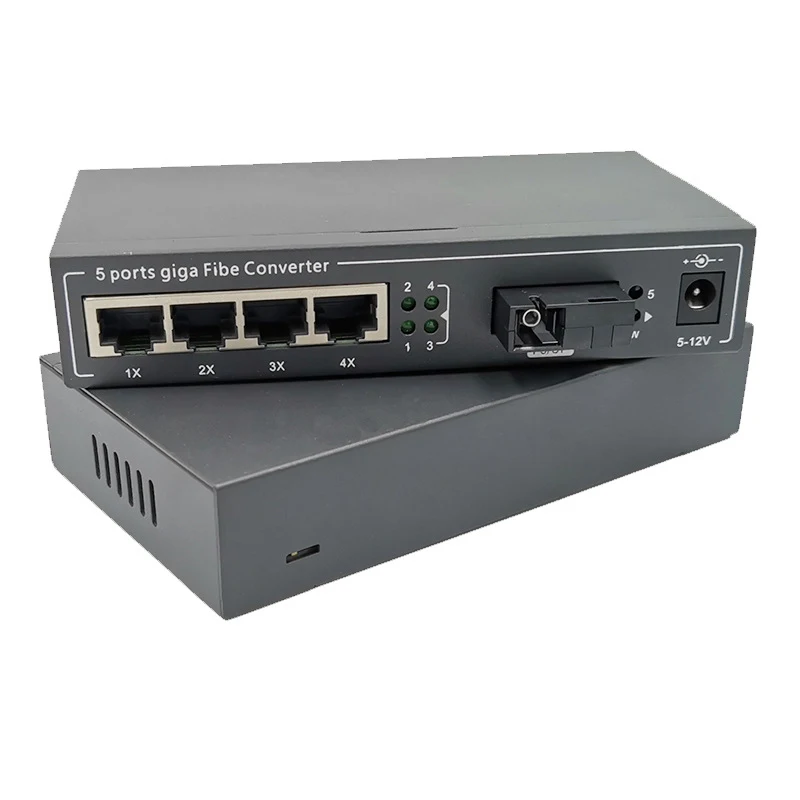 5 Port Gigabit Switch board VLAN Ethernet Fiber Optic Switch gigabit ethernet switch module Virtual Channel Singlemode Fiber
