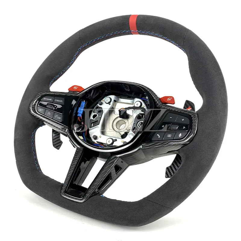 For BMW CS G Series F30 G20 G22 G23 G26 G80 G81 G30 G32 G34 G36 M3 M4 M5 M Sport Carbon Fiber Steering Wheel 2020 2021 2022 2023