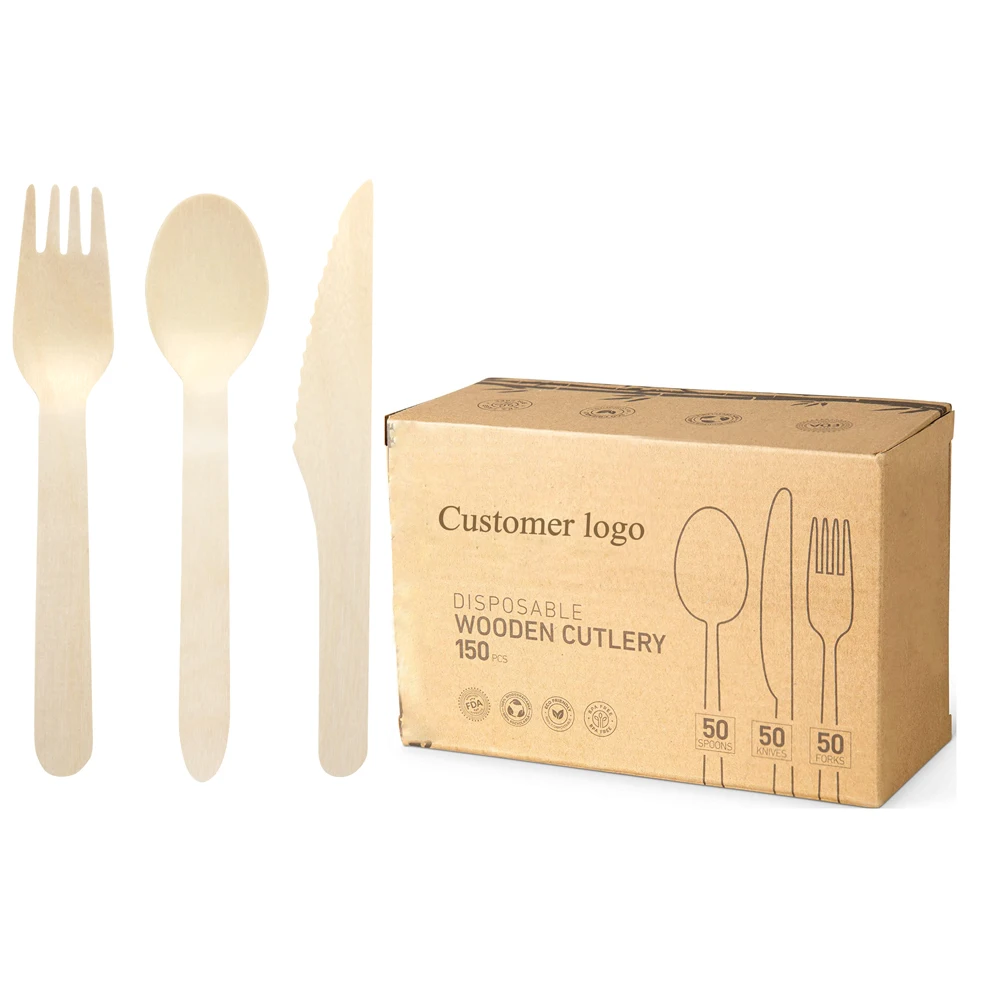 Wedding Spoon Fork Disposable Cutlery Tableware