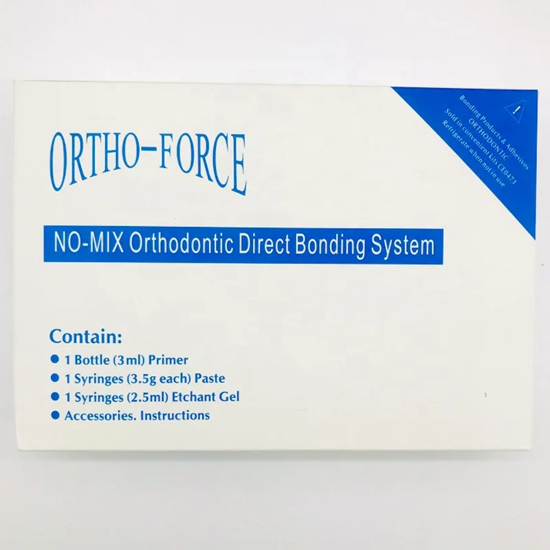 Factory Good Quality Bracket Paste Orthodontic Bonding Dental Self Curing Composite Adhesive with CE