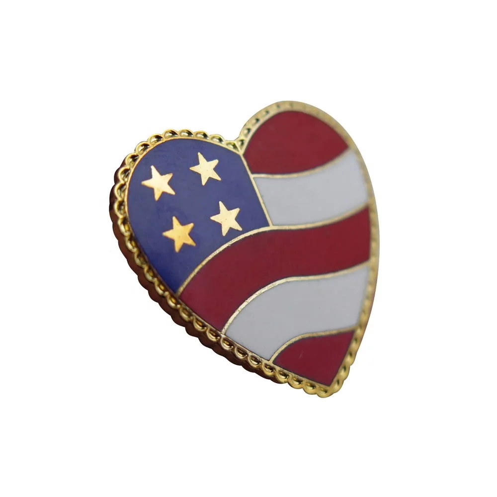 Custom Design Soft Enamel Logo Badge Metal Custom Texas Flag Lapel Pin