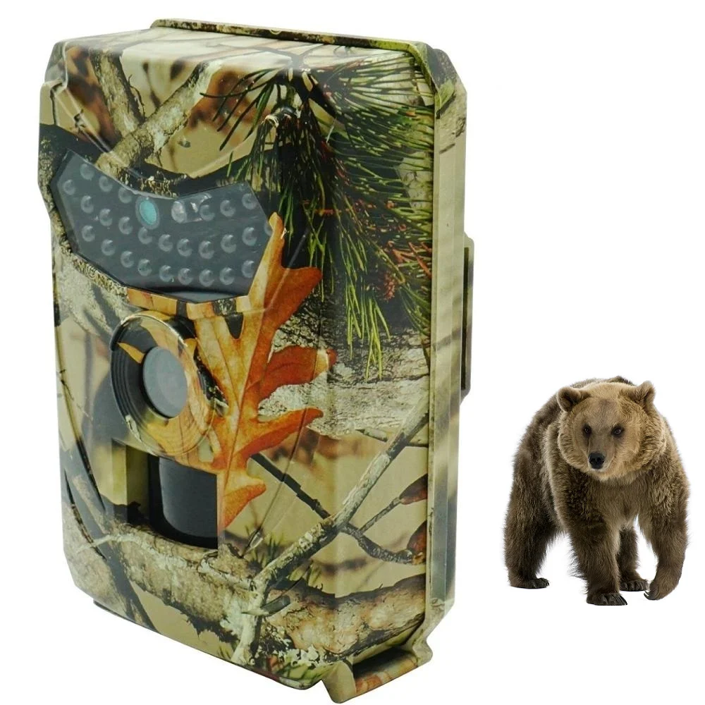 Outdoor Hunting Camera 12MP Wild Trial Animal Detector Trail Camera  Waterproof Monitoring Infrared Heat Sensing Night Version