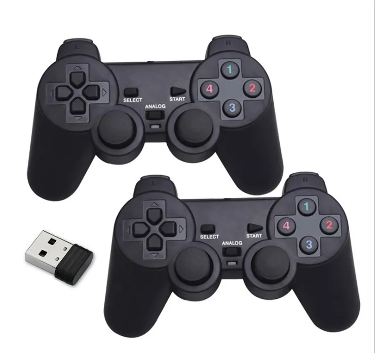 High Quality Portable black Gaming wireless Controller 2.4g Gamepad For Universal game console