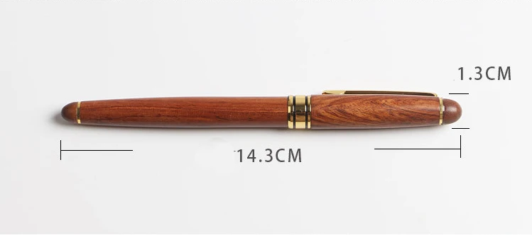 High Quality Luxurious Fountain Pen Business Gift Red Sandal Wood Fountain Pen