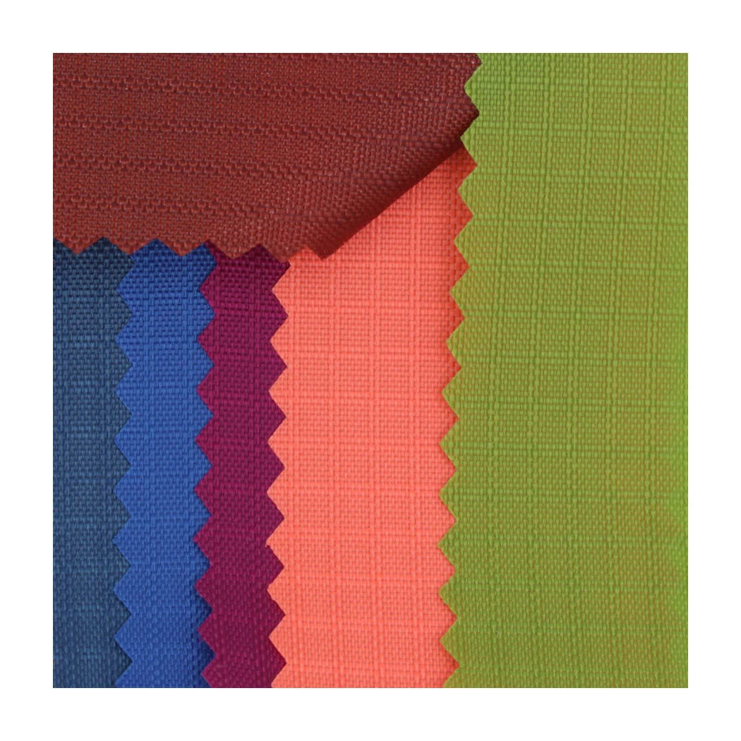200d 210d double thread ripstop nylon oxford fabric with PU coated for bag