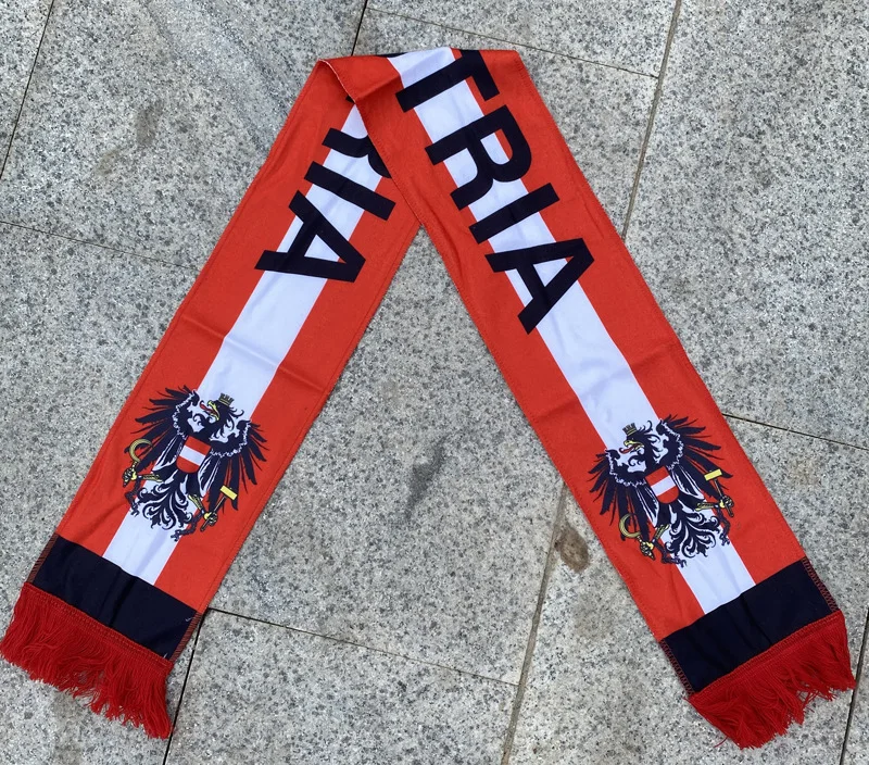 wholesale Wales soccer football scarf 2022 qatar world cup Custom Sports Souvenir football scarf, Germany football scarf