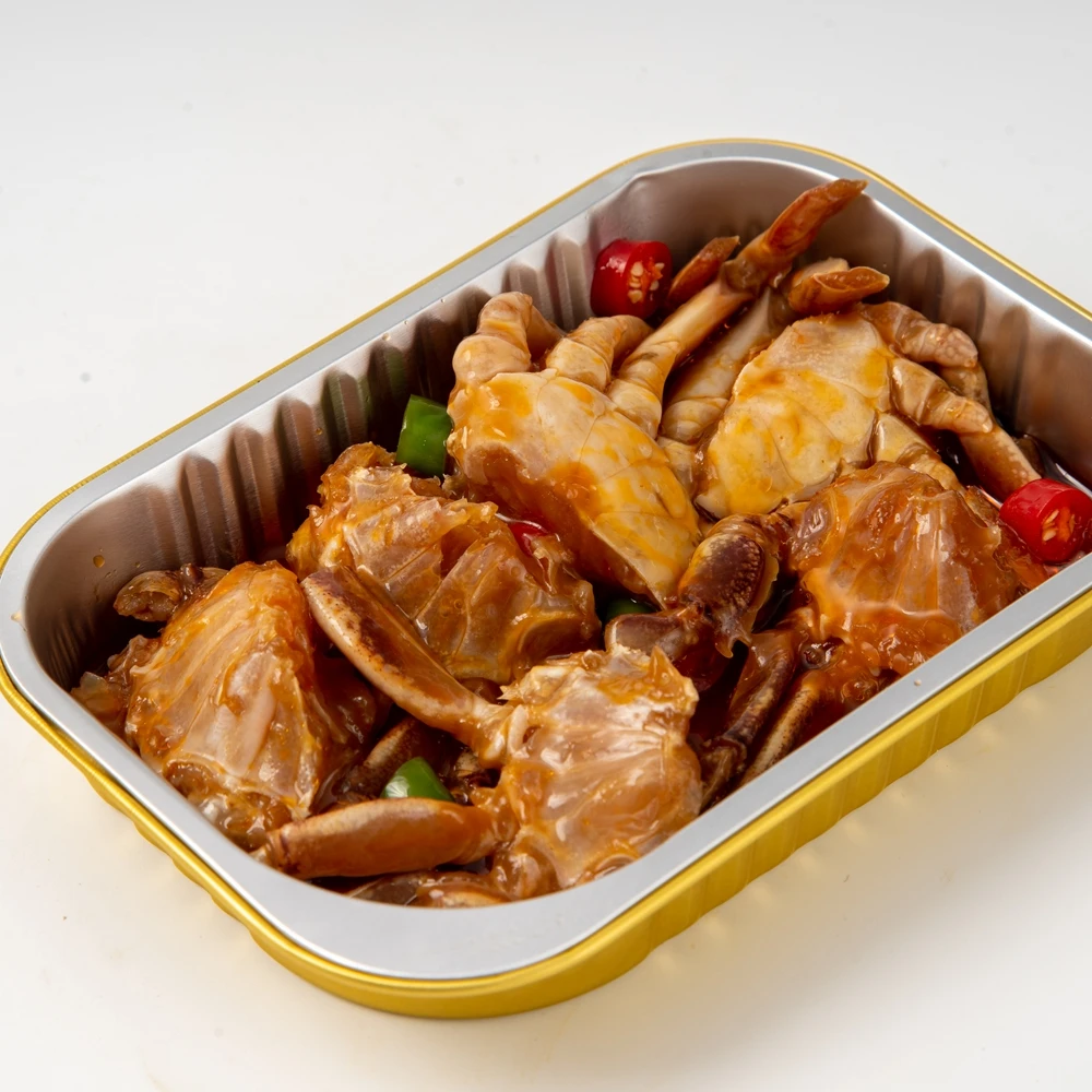 Высококачественные кулинарные искатели приключений вкусные морепродукты готовые маринованные сырые крабы