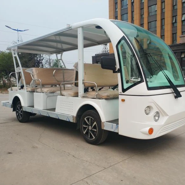 14 Seats Four Wheeled Electric Camper Vehicle Good Price Amphibious Sightseeing Bus with CE Approved from China