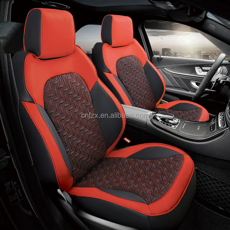 Factory Customized  Leather Car Seat Cover Protector For Auto Cars Suv Truck  Interior Accessories Comfortable Car seat covers