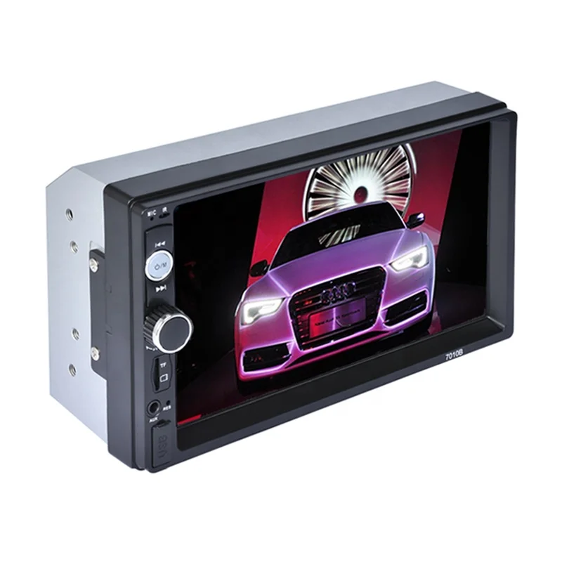 Car Stereo with Bluetooth Double Din 7 inch Touch Screen Digital Multimedia Car MP5 Player Support USB TF AUX in FM Radio Mirror