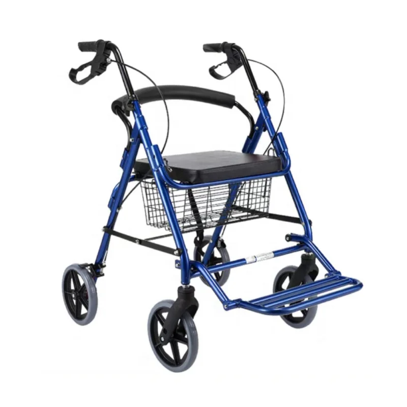 Four Wheel Detachable Aluminum Rollator Walker