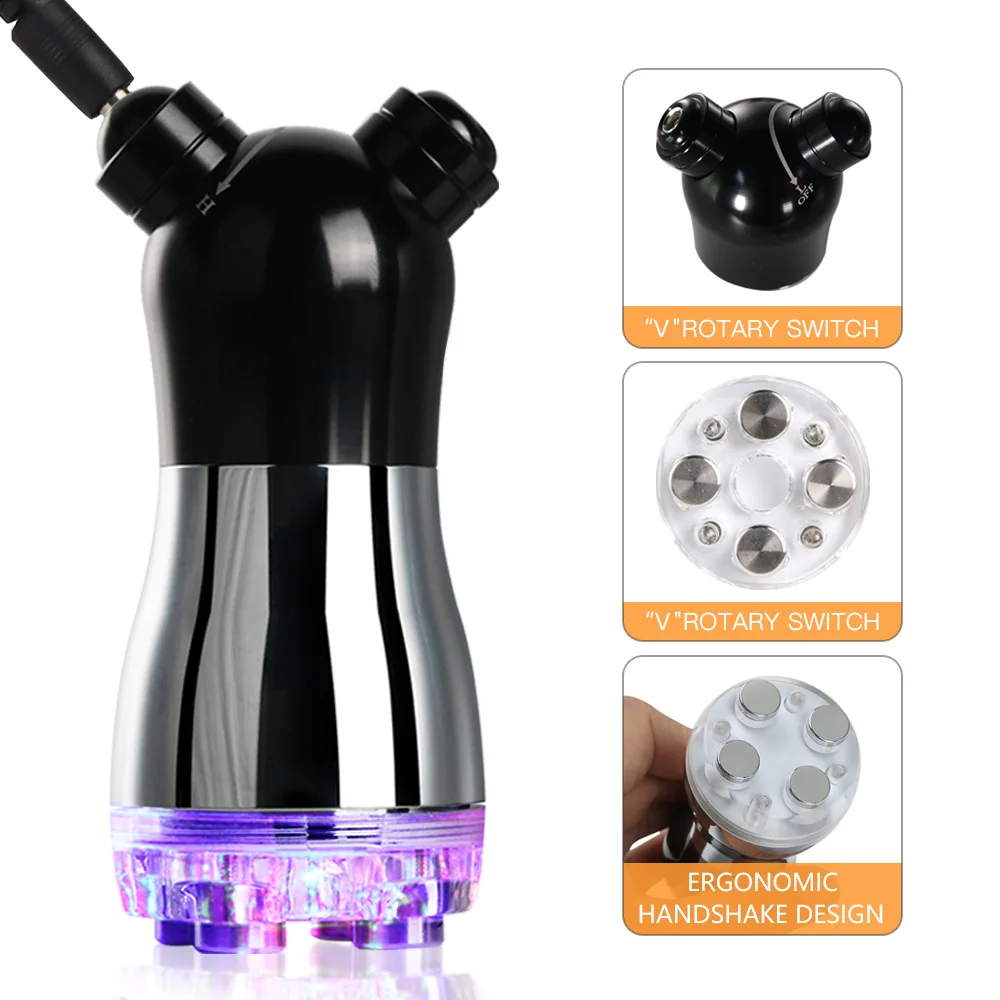 Micro Current Beauty Machine Face Lifting Light Therapy Massager Skin Rejuvenation No-Needle Mesotherapy Device