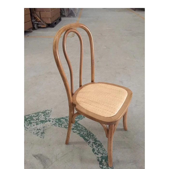 Top Sale Solid Wood Thonet Cross Back Chairs for Banquet Rental Party Event