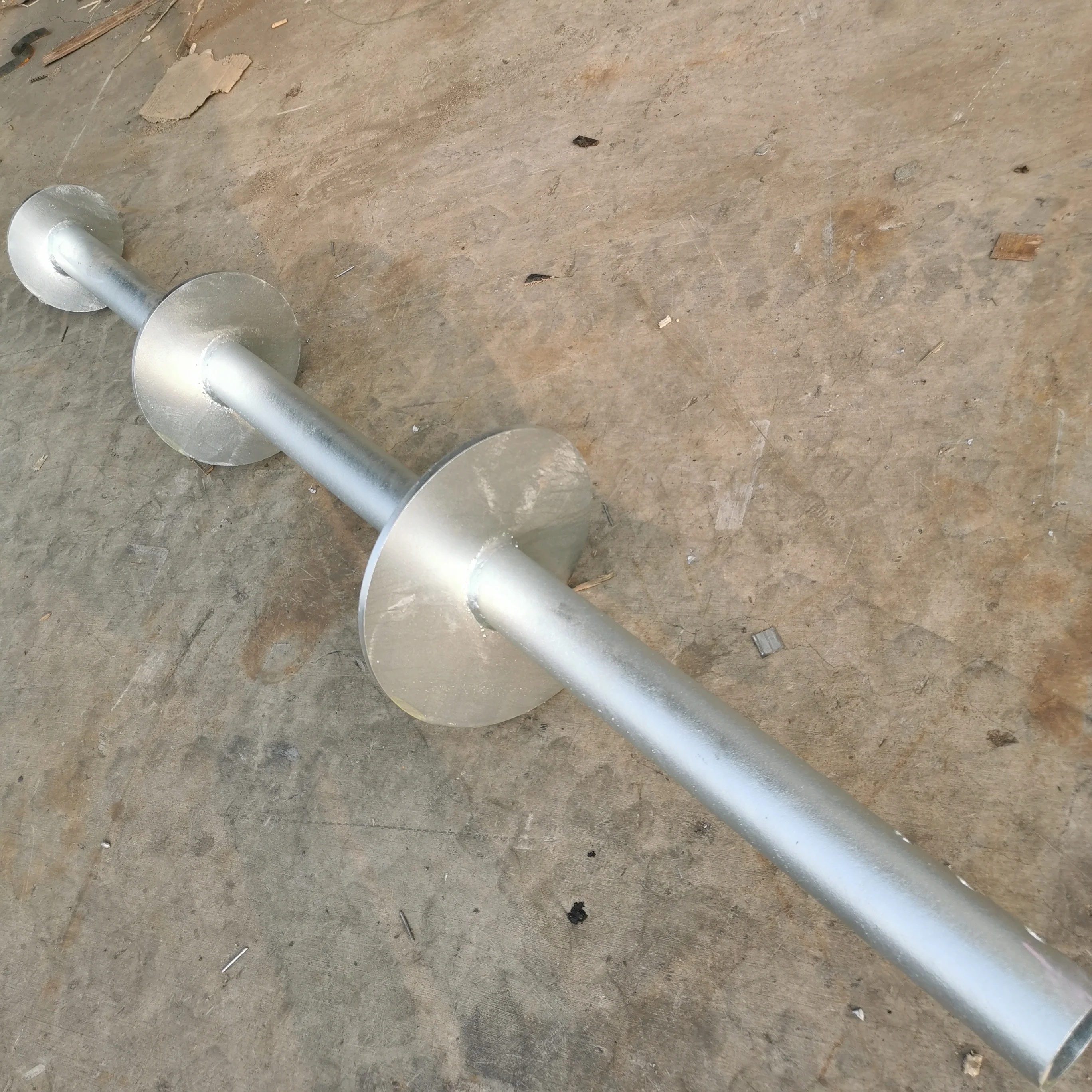 Underpining Helical Piles Piers Adjust Flange Helical Screw Pile