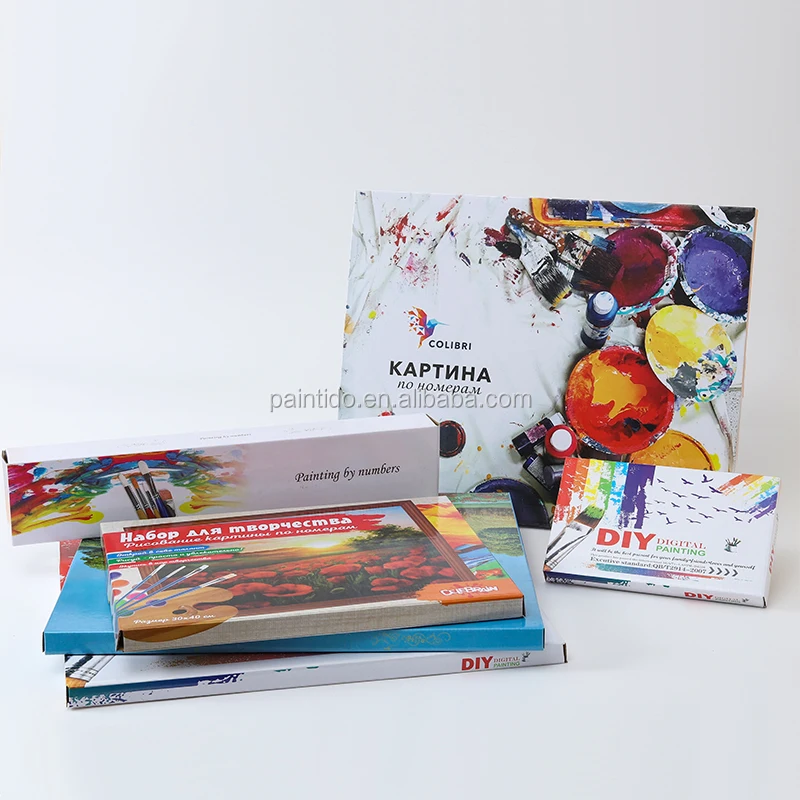 Paintido Photo Print On Canvas Wall Art For Paint By Numbers