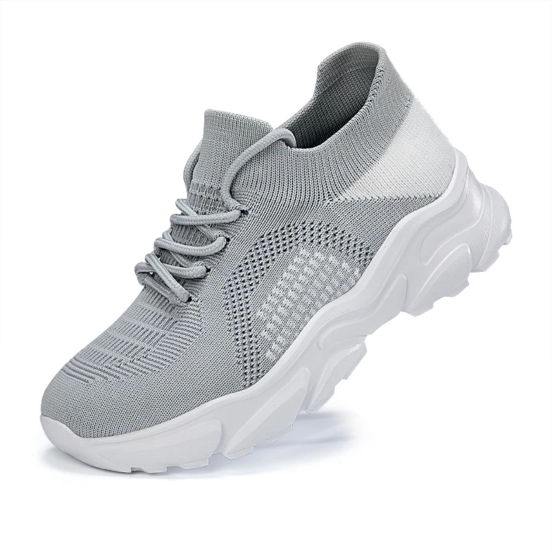 Новые летающие носки супер дышащая женская обувь на шнуровке