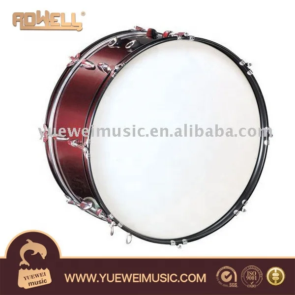 OEM various size wood marching drum bass drum
