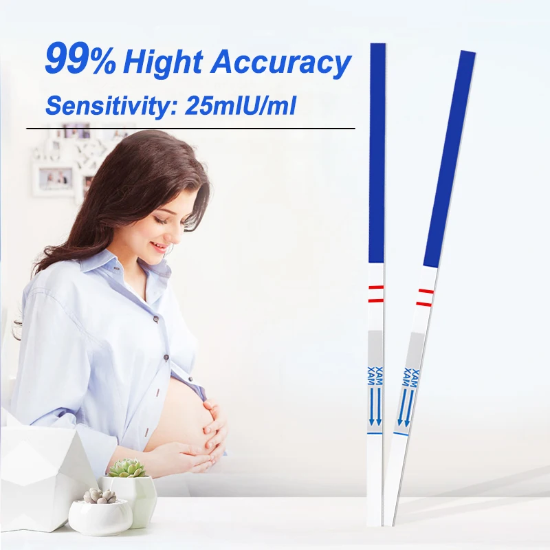 Wholesale The Best Selling Urine Disposable Medical Diagnostic Test Kits Early One Step Hcg Pregnancy Test Strip Paper