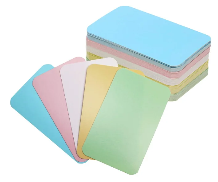 factory wholesale Custom design logo Business Card Kraft Paper Learning Card Note Thanksgiving Day Message Gift Card