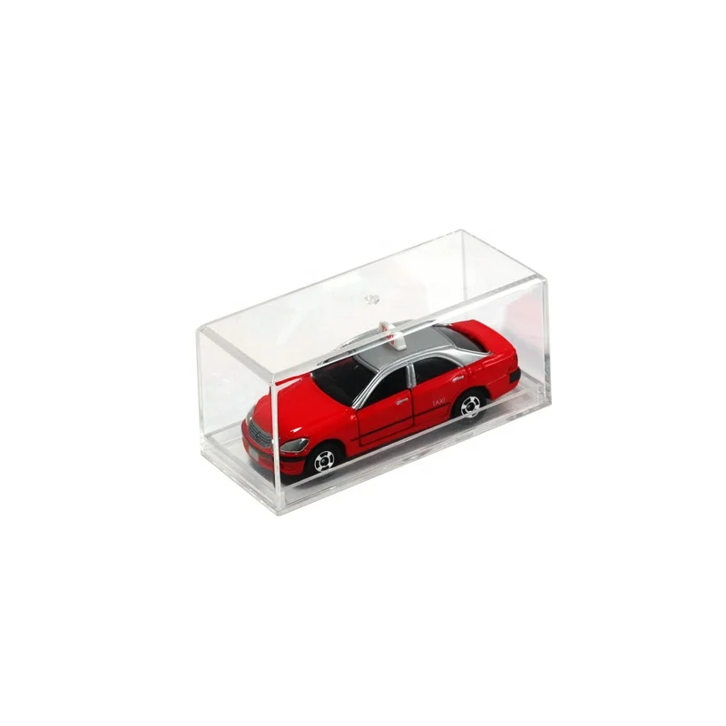 Clear Plexiglass Car Display Showcase Cabinet For Collectors Display Box