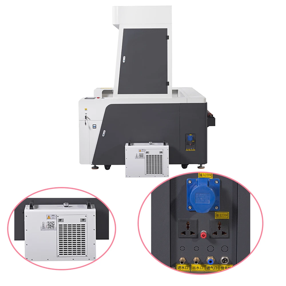 100W 1610F-CCD Co2  Fabric Cutting Machine for Synthetic leather, Artificial leather, Cloth and Fur.