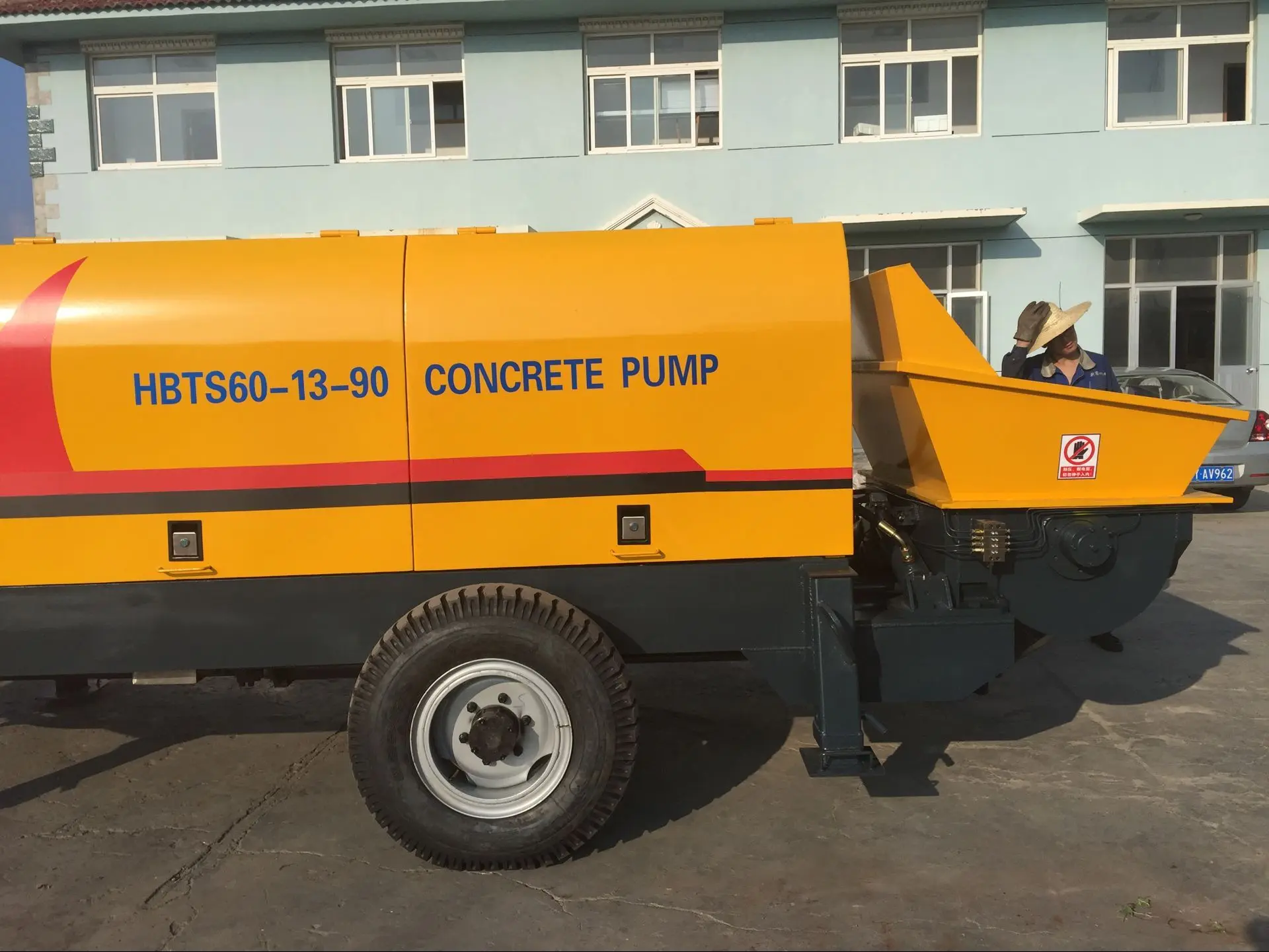 Chinese Brand Trailer Concrete Pump For Sale Widely Used In Construction Projects
