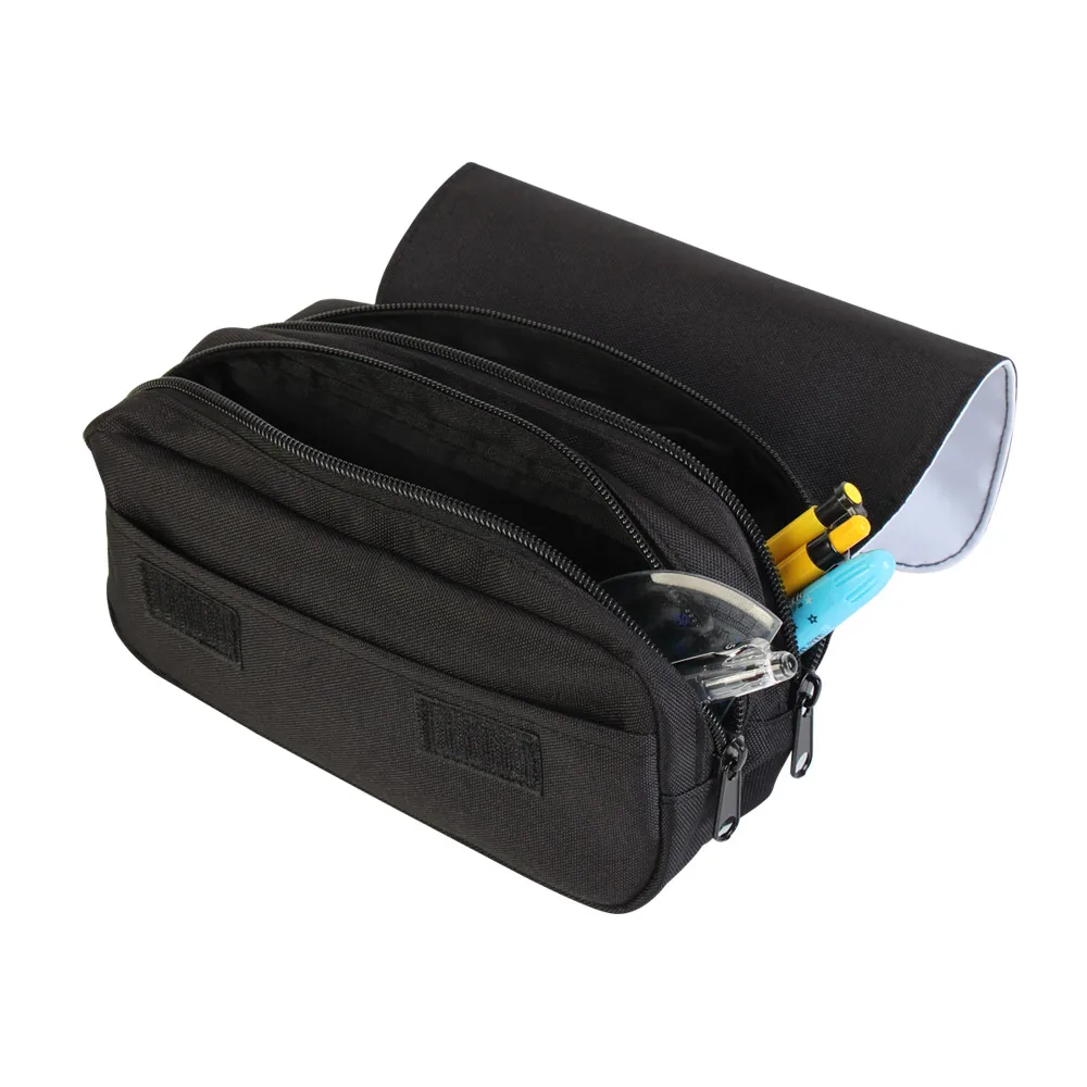 Low Price Reasonable Price Printable Canvas Cosmetic Bag Pouch Pencil case Blank Sublimation for School Office