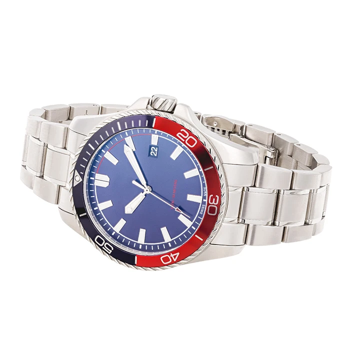 Watch factory OEM business analog waterproof watches high quality 316L stainless steel wrist men quartz movement  rim watches