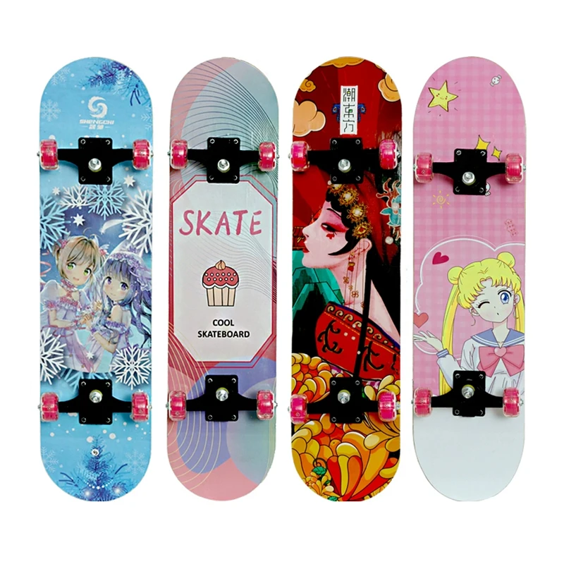 Aisamstar Oem Wholesale Custom Kids Skate Board 31inch 7 Layer Maple Wood Outdoors Skateboard