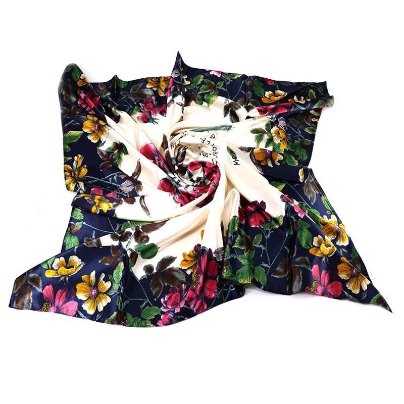 Factory Supplier Custom Printed  Satin  Lunch Bag Wrapping Cloth  furoshiki