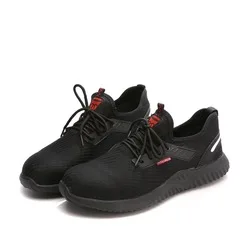 Men's leather safety shoes