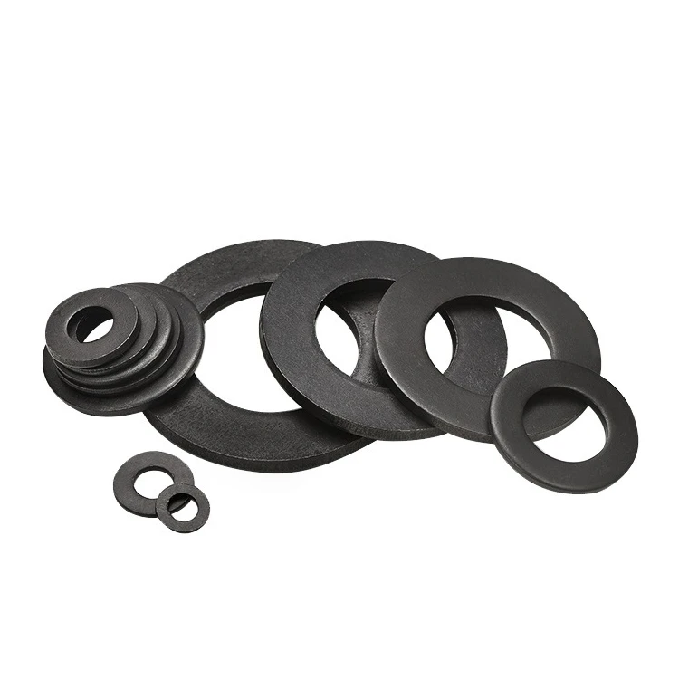 M1.6 M2 M2.5 M3 M4 M5 M6 M8 M10 M12 M14 M16 M18 M20-M64  8.8 Class Black Carbon Steel Metal Flat Washers
