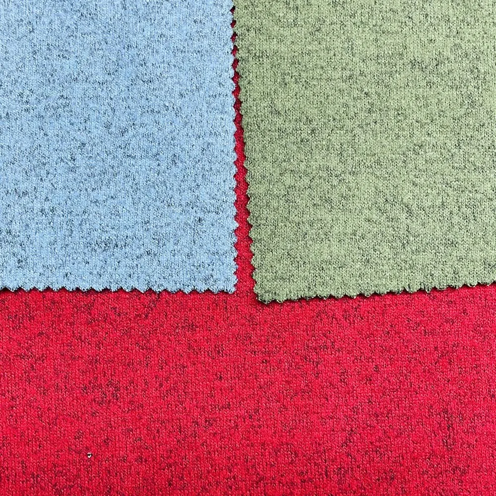 Свободный трикотажный флисовый свитер хаки из вискозы и полиэстера