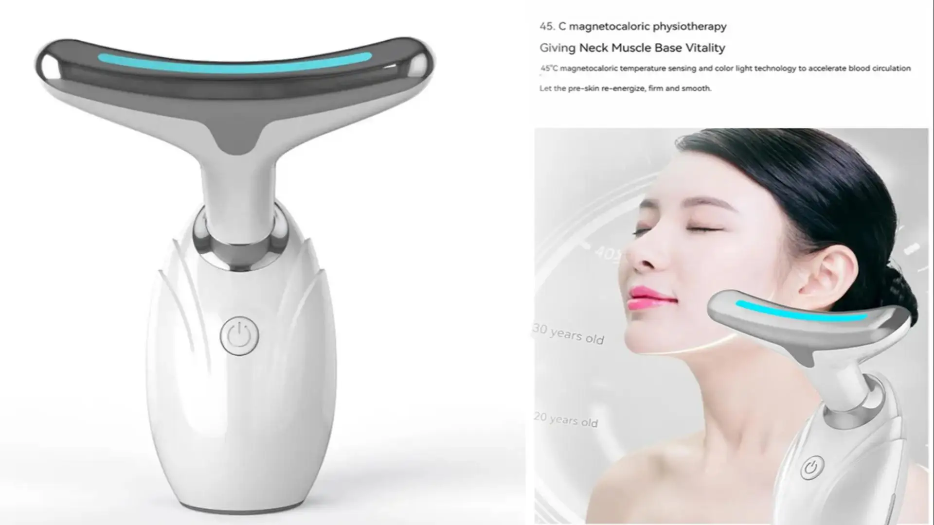 The best-selling product in 2024 Hot Tiktok micro-luminous LED Facial Massager Handheld Beauty facial sculpting beauty device
