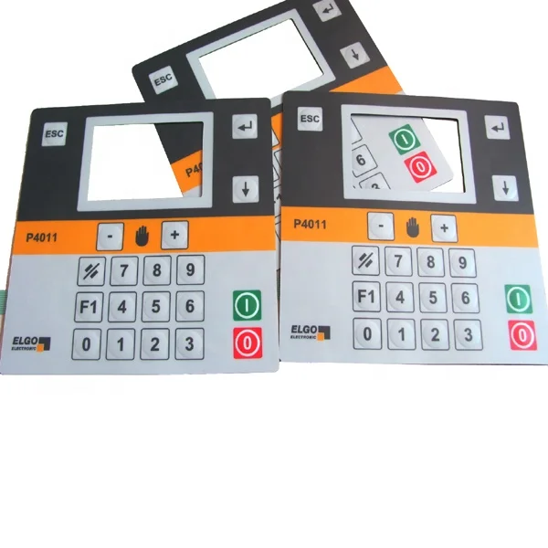 Custom membrane metal dome tactile button switch pcb assembly membrane keypad