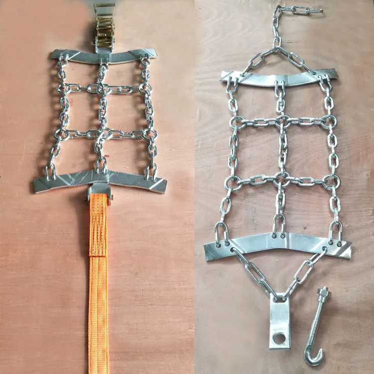 Автомобильный вилочный погрузчик, аварийная цепь для снежных шин 315/70R22.5 для простой установки