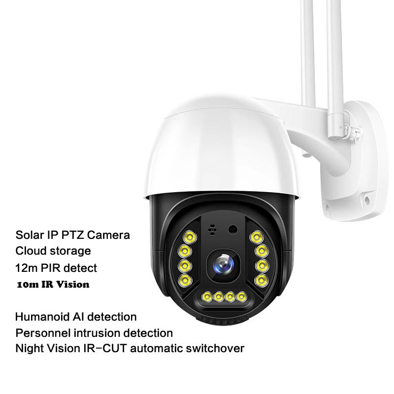 3MP H.265 V380 pro wifi наружная камера с датчиком движения full HD IP PTZ