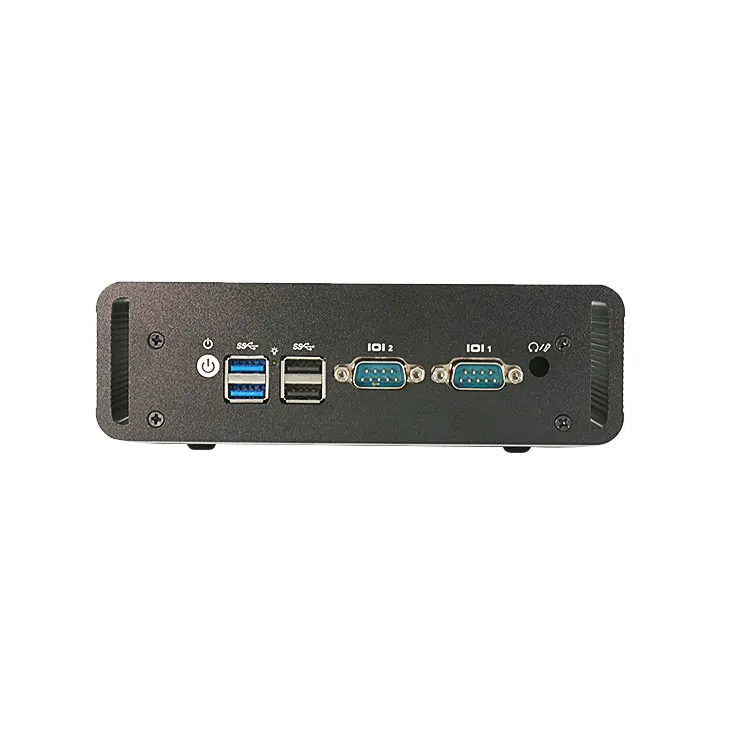 12th Gen Processor N100 Mini PC with Dual RJ45 Dual RS232 Mini Desktop Computer Linux Wins11 Fanless Industrial PCS