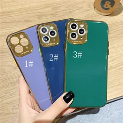 Подходит для iP11 гальваническое покрытие 6D Чехол для мобильного телефона ip11Max защитный чехол 78plus противоударный мягкий чехол из ТПУ